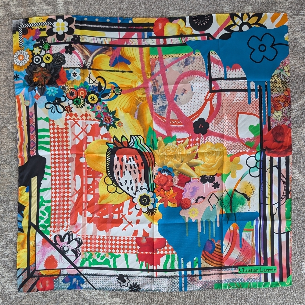 GUC Christian Lacroix 26 1/2" Square Scarf
